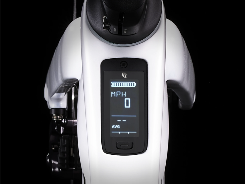 Trek Domane+ SLR 9 Dura-Ace Di2 Electric Road Bike 2024 in Crystal White-8